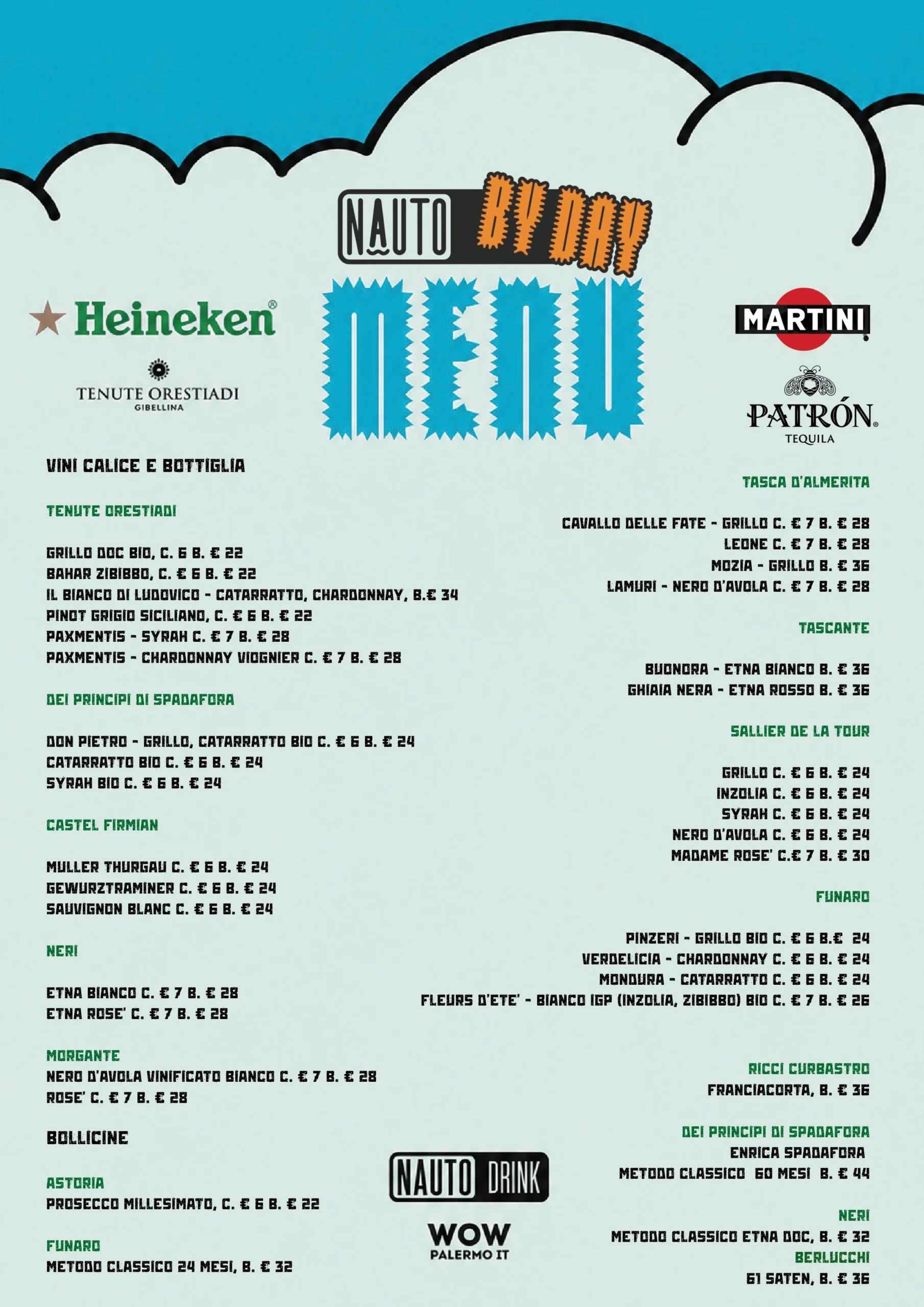 Nauto Drink By Day - menu 22 ottobre 2026 - pagina 2 Menu Nauto Drink By Day, pagina 2 di 4