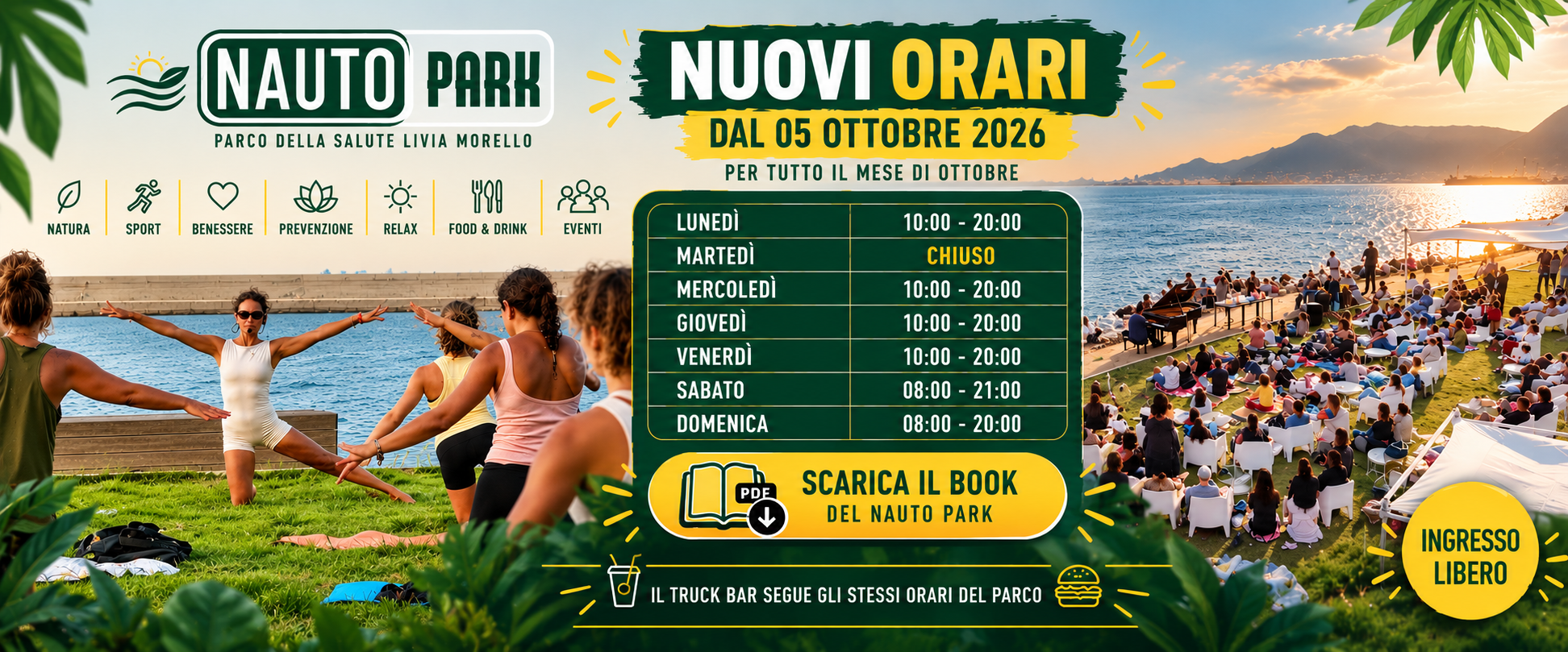 Nauto Park - orari e book